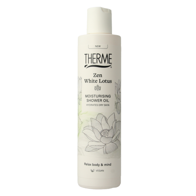 Aceite de ducha hidratante Therme Zen White Lotus 250 ml