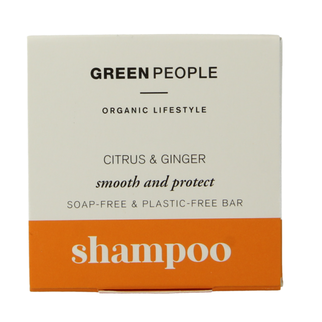 Champú sólido Green People cítricos y jengibre 50 g
