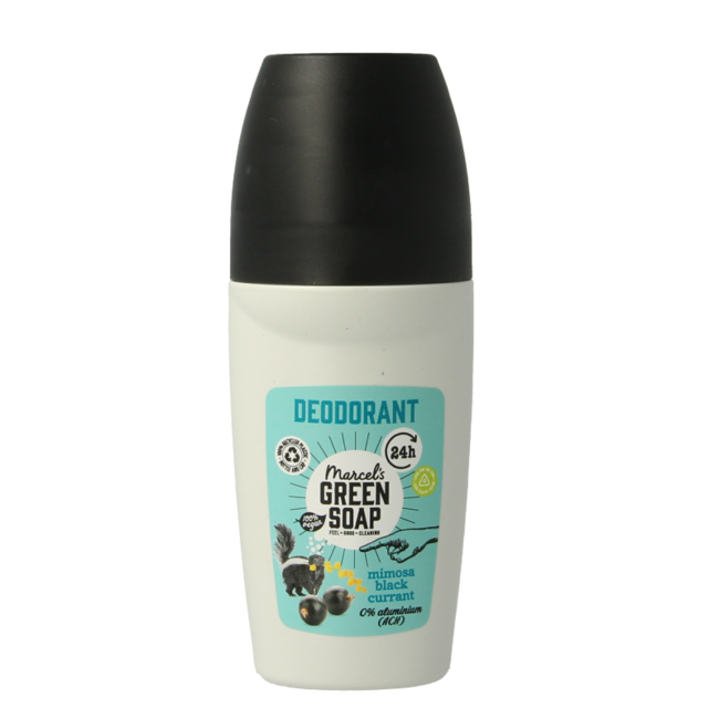 Marcel's Green Soap Deoroller mimoza czarna porzeczka 50 mililitrów