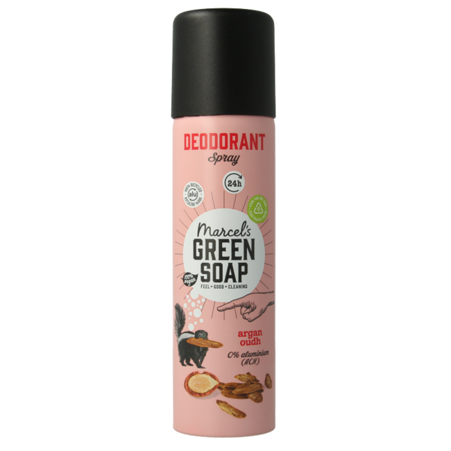 Dezodorant w sprayu Marcel's Green Soap Argan Oudh 150 mililitrów