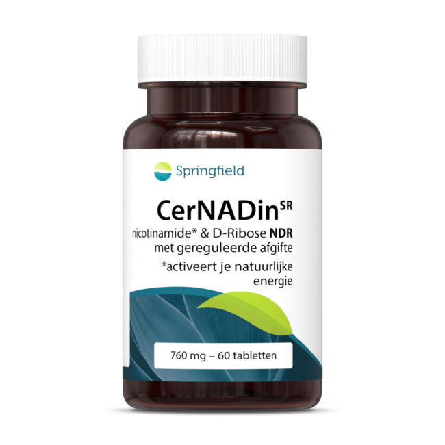 Springfield Cernadin SR nikotynamid i D-ryboza 760mg 60 tabletek