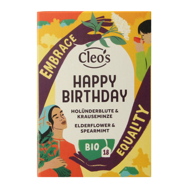 Cleo's Happy Birthday Bio 18 bolsitas