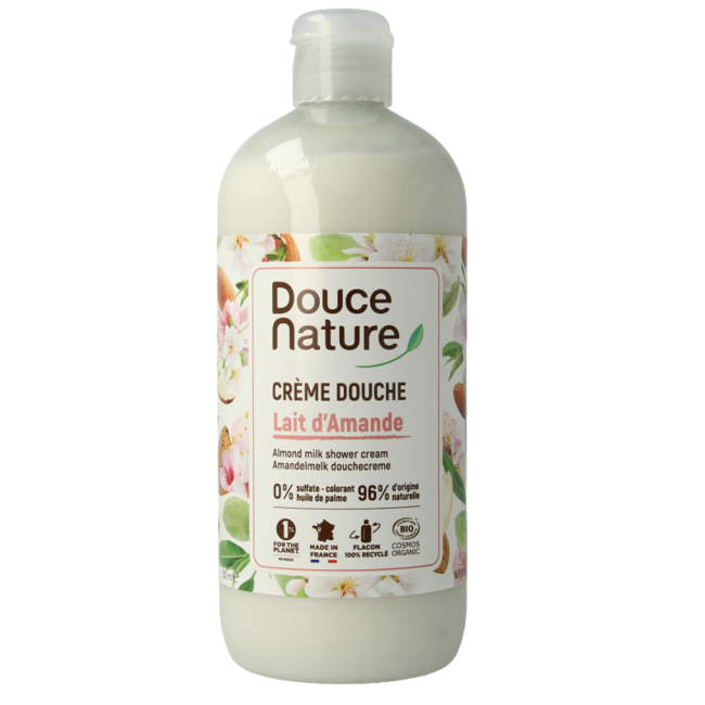 Douce Nature Crema de Ducha Leche de Almendras 500 Mililitros