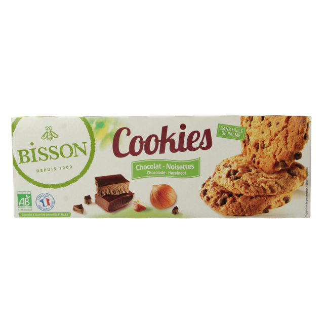 Bisson Bio Schoko-Haselnuss-Kekse 175 Gramm