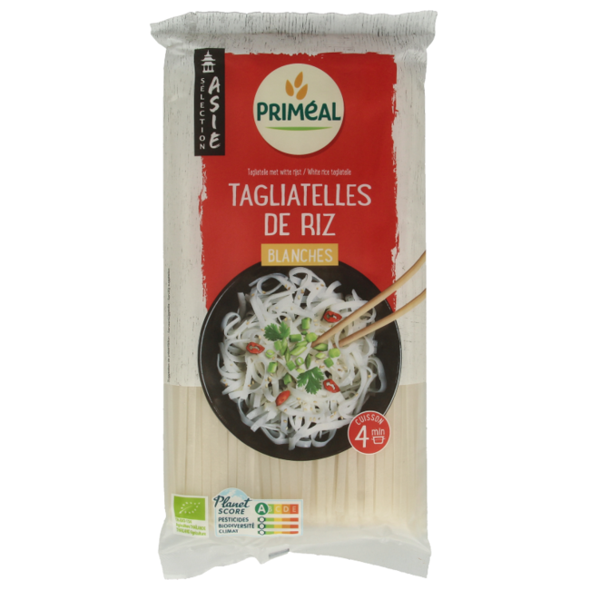 Makaron ryżowy Primeal z białego ryżu, ekologiczny, 400 gramów