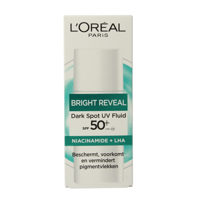 L'Oreal Paris Bright Reveal Fluido UV Anti-Macchie SPF50+ 50 Millilitri