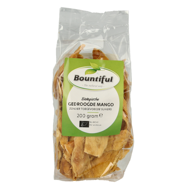 Bountiful Mangue séchée sans sucre bio 200 g