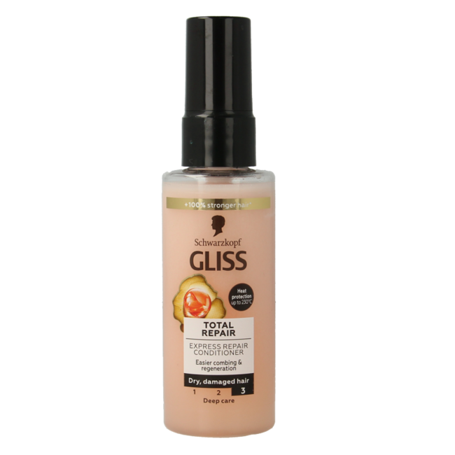 Gliss Kur Anti-Knoten Spray Total Repair 19 Mini 70 Milliliter