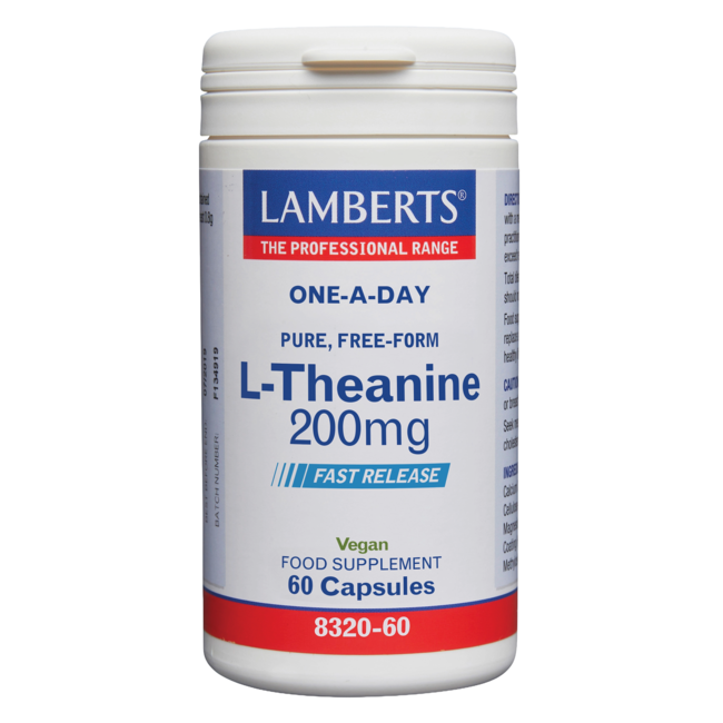 Lamberts L-Teanina 200 mg 60 Cápsulas