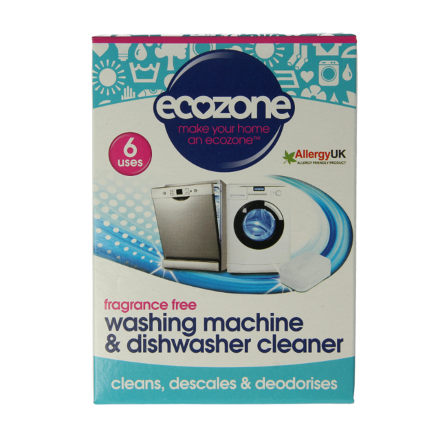 EcoZone Washing Machine and Dishwasher Descaler 6 Tablets