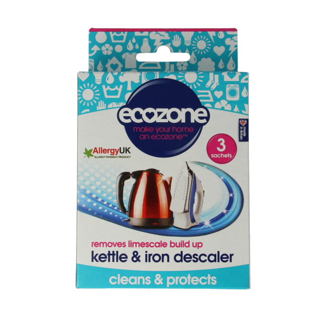 Détartrant pour bouilloire et fer à repasser - 3 sachets