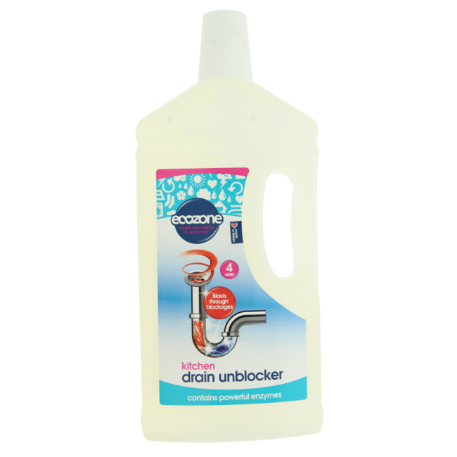 EcoZone Déboucheur liquide pour canalisations 1 litre