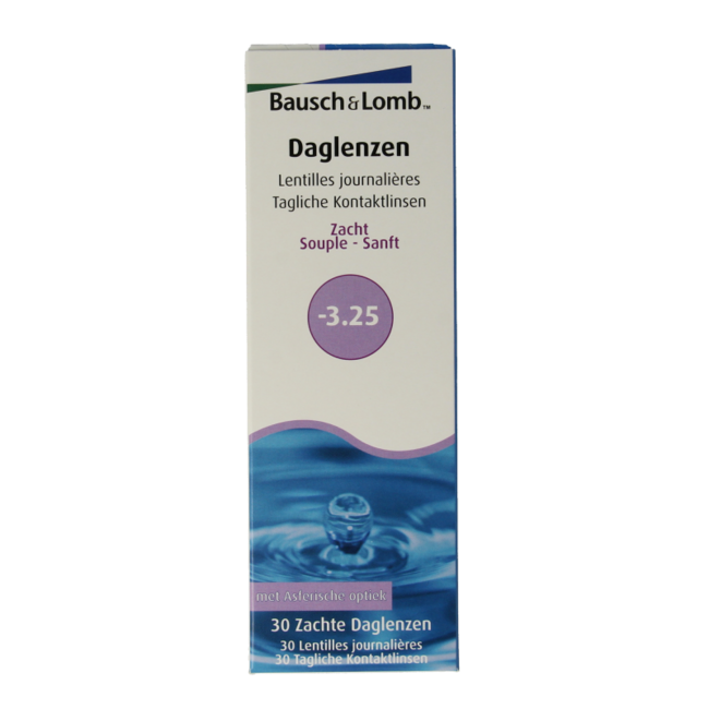 OTC Medical Daily Contact Lenses -3.25 30 Pack