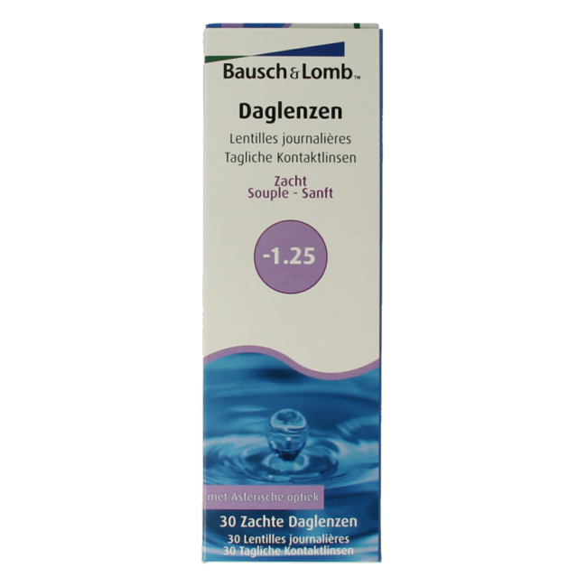 Lentillas diarias OTC Medical -1,25 30 unidades