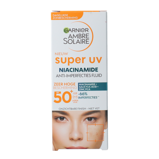 Ambre Solaire Fluid Niacinamid Super UV LSF50+ 40 Milliliter
