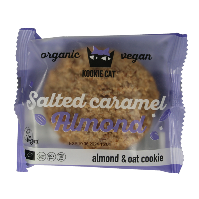 Kookie Cat Caramel salé & amandes bio 50 g