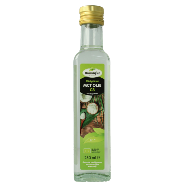 Mct olie coconut pure - 99% caprylic bio 250 Milliliter
