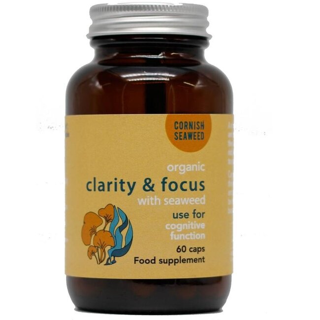 Cornish Seaweed Clarity & Focus (Ginkgo & Kelp) Organic 60 Capsules