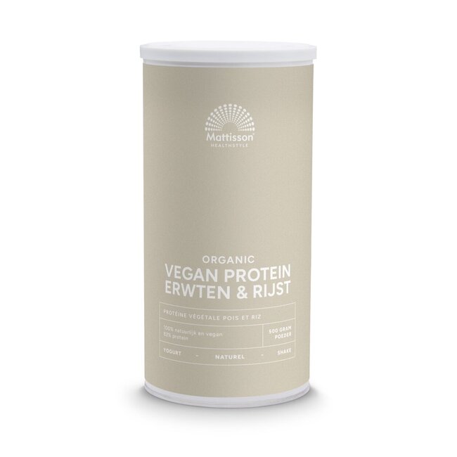 Protéine végane pois & riz nature bio 500 g