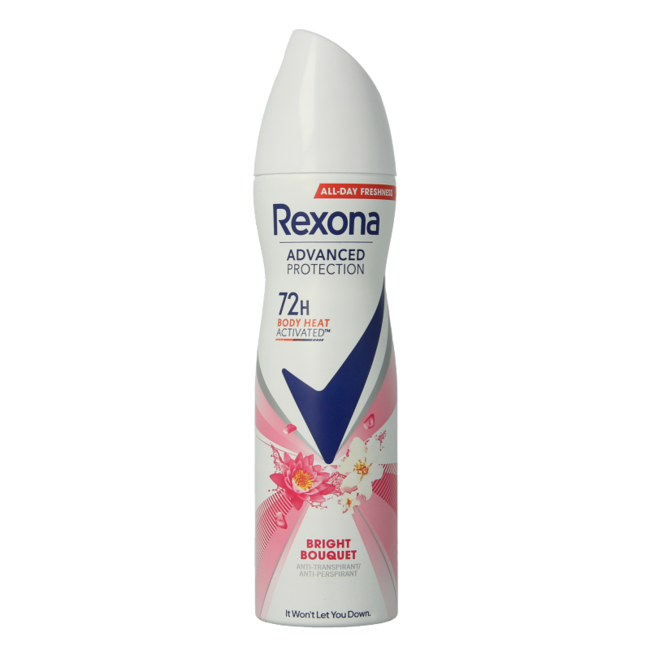 Rexona Deodorant Spray 72h Bright Bouquet 150 Milliliter