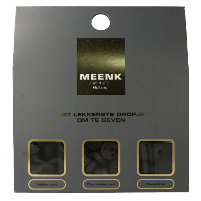 Meenk Sweet, Salty & Peppery Liquorice Gift Set 1 Piece