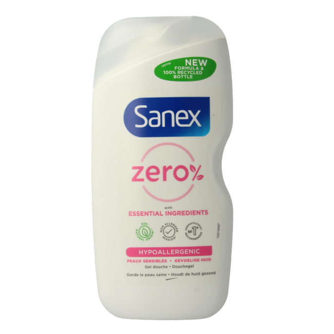 Sanex Doccia zero% pelle sensibile 400 Millilitri
