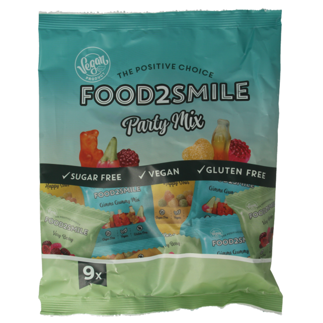 Food2Smile Party Mix bolsa para compartir 9 sobres 180 gramos