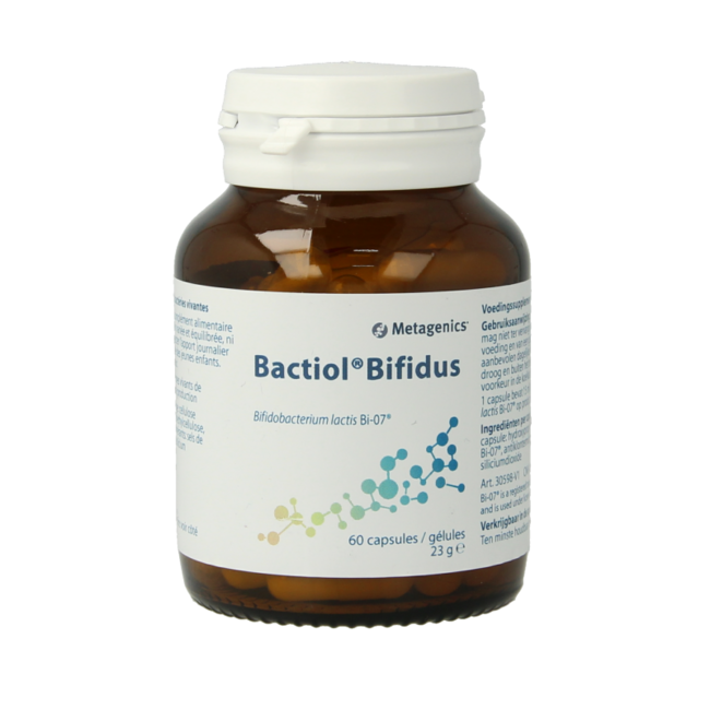 Metagenics Bactiol bifidus plaquette 60 Gélules
