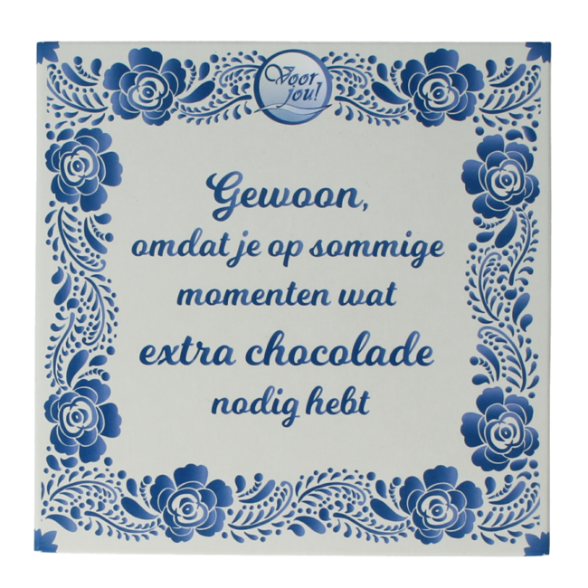 For You! Delft Blue Wishing Bar Just Because 90g