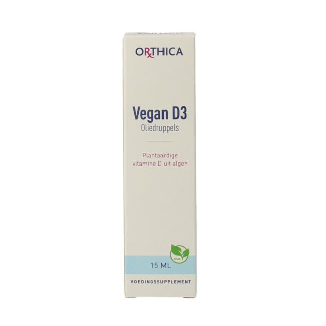 Orthica Vegan D3 Oil Drops 15 Millilitres