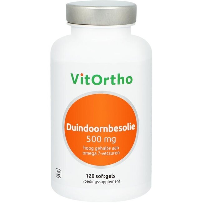 VitOrtho Olej z Rokitnika 500mg 120 Kapsułek Softgel