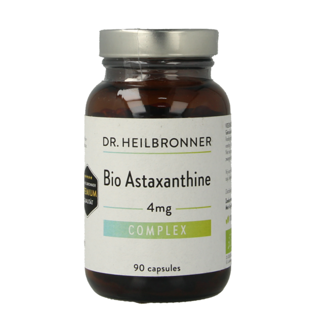 Dr Heilbronner Astaxanthin Complex 4mg Vegan Organic 90 Capsules
