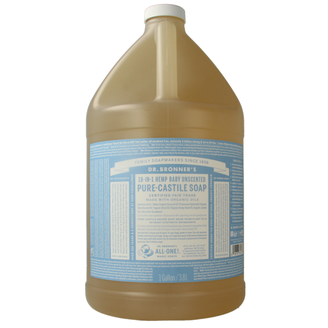 Jabón líquido Dr. Bronner's Baby Mild 3800 ml
