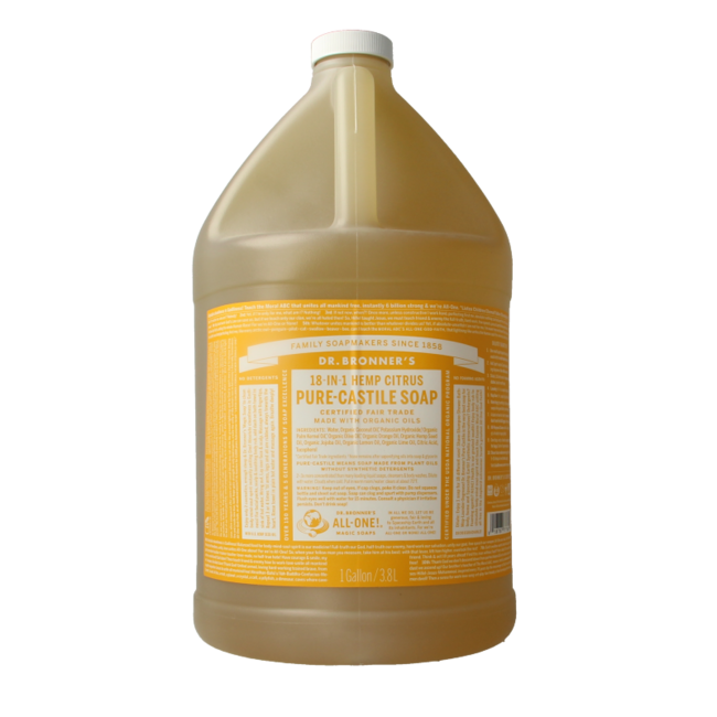 Dr. Bronner's Flüssigseife Zitrone 3800 Milliliter