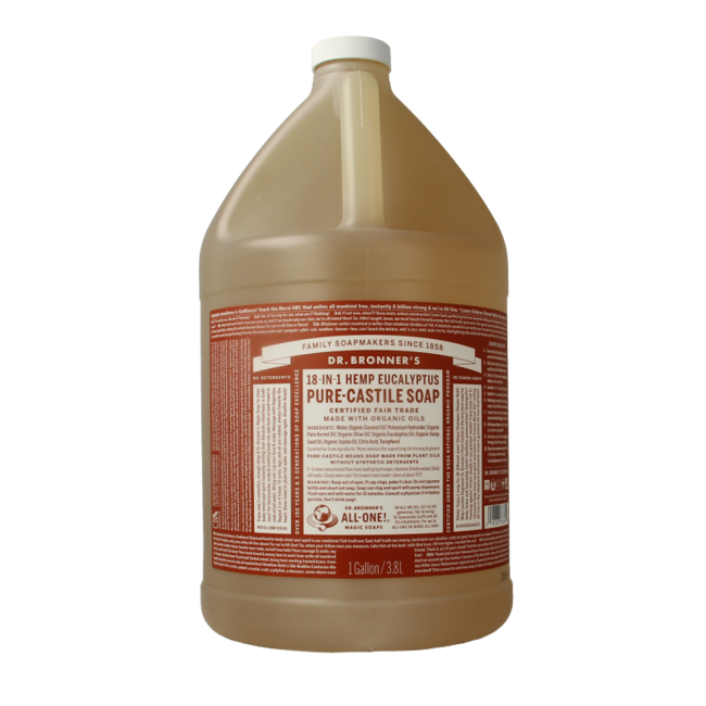 Sapone Liquido Dr. Bronner's Eucalipto 3800 Millilitri