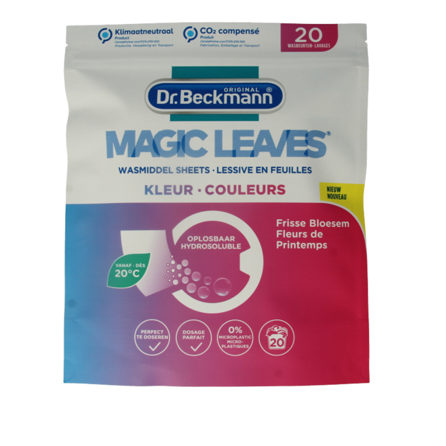 Dr. Beckmann Magic Leaves Color 20 unidades