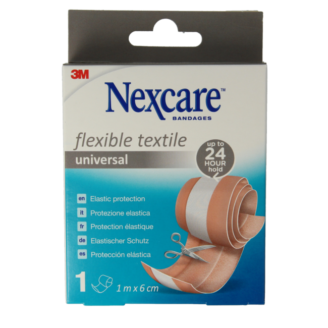 Nexcare Textile flexible 1mx6cm 1 Stuks
