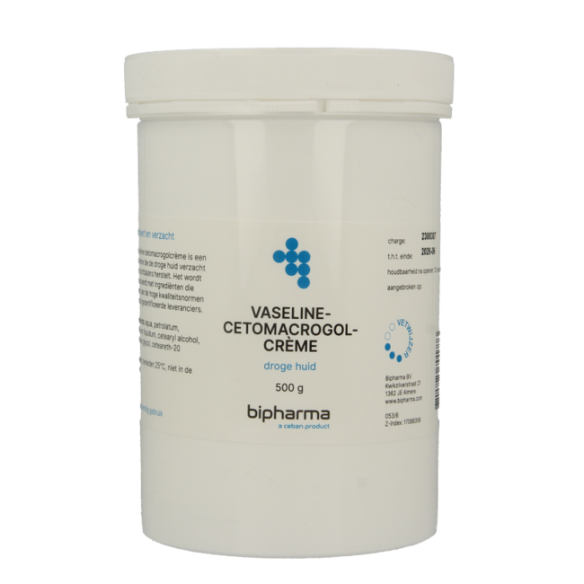Bipharma Vaselinecetomacrogolcreme 500 Gramm