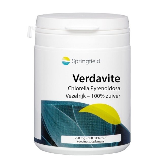 Springfield Verdavite Chlorella Pyrenoidosa 600 comprimidos