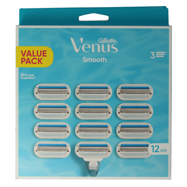 Ostrza Gillette Venus Smooth, 12 sztuk
