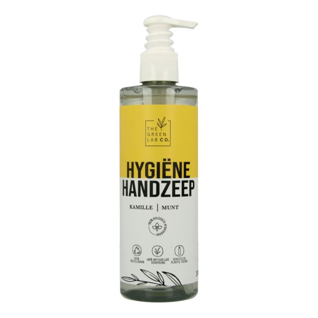 The Green Lab Co Jabón de manos líquido manzanilla y menta con dosificador 300 ml
