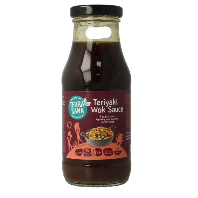 Sauce wok teriyaki bio 240 ml