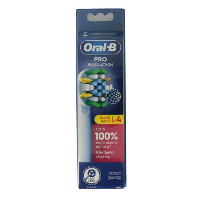 Oral-B Floss Action Aufsteckbürsten, 4 Stück