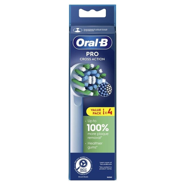 Cabezales de recambio Oral-B Cross Action (4 unidades)