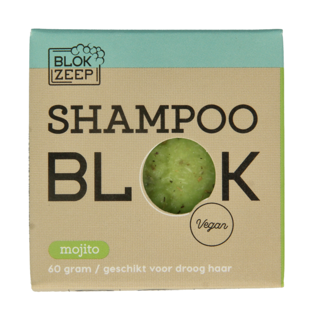 Champú sólido Blokzeep Mojito 60 g