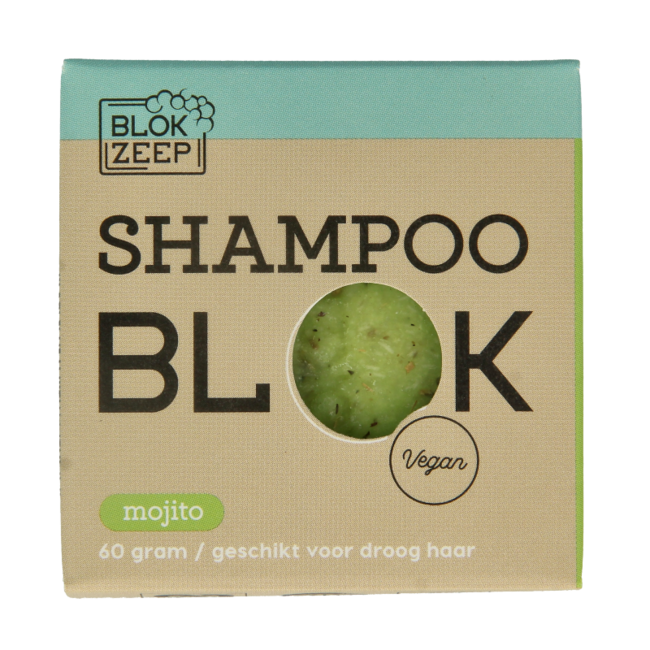 Shampoing solide Blokzeep Mojito 60 g