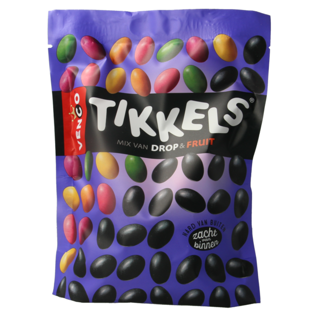 Venco Tikkels drop & fruit 235 Gram