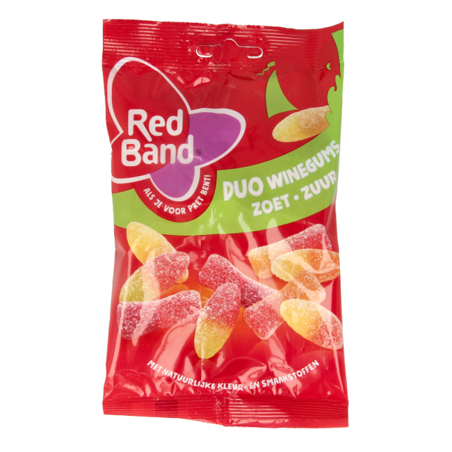 Red Band Winegums duo dulce y ácido 120 g