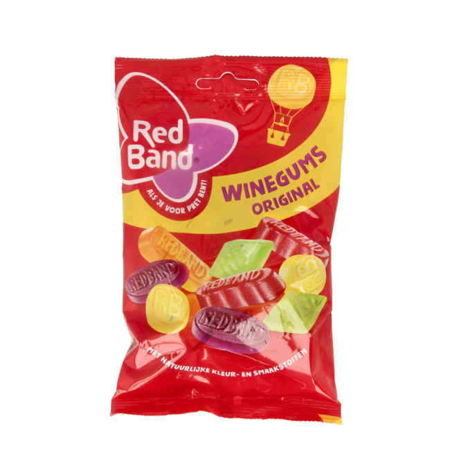 Gominolas Winegums Red Band 120 Gramos