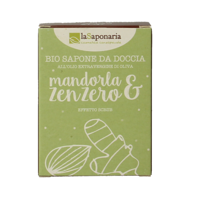 La Saponaria Olive Oil, Almond and Ginger Soap 100g